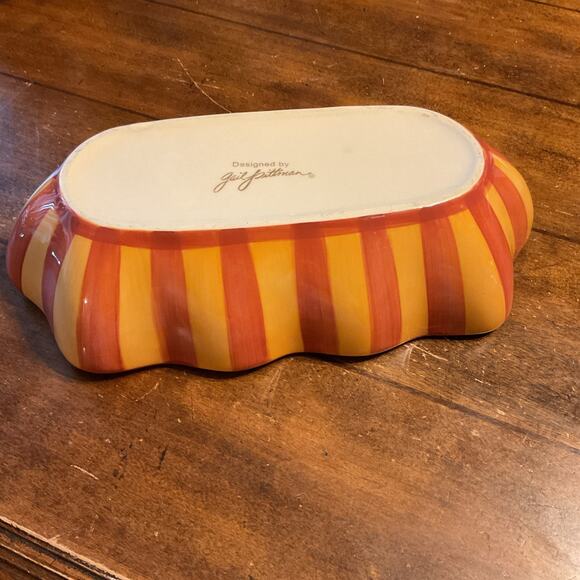 Gail Pittman Bowl Southern Living at Home Siena Ruffled Scalloped serving Dish - Picture 6 of 6